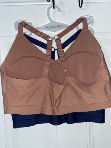 NÁUTICA 2PACK INTIMATES  NT5456 BRAS SIZE 2XL  LASER CUT RETAIL $48 BEAUTIFUL!