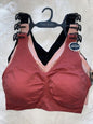 Delta Burke 3-Pack Seamless Bras Size 2X Soft Comfort Lounge Removable Pads NEW