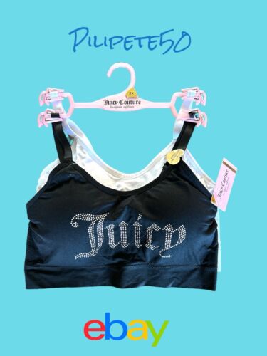 JUICY COUTURE INTIMATES~SEAMLESS BRA 2 PACK~SIZE 1X~MULTI LOGO JC6995~VERY SEXY!