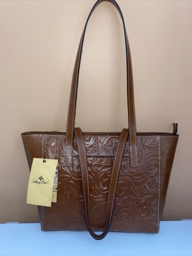 Patricia Nash Varsi Tote style P65307~Florence~Design Antique Metal Hardware NEW