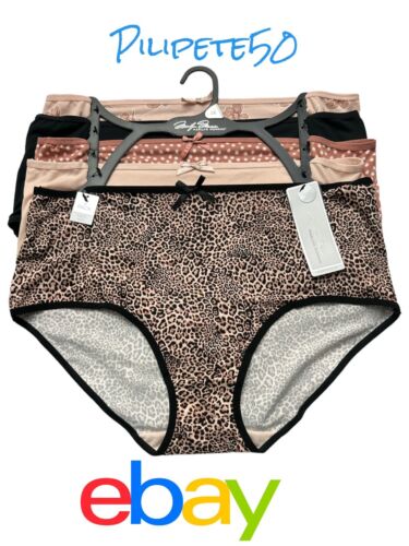 Marilyn Monroe 5pc MM5112~Super Soft~Mid-Rise Panties~2X Multicolor $42-PERFECT!