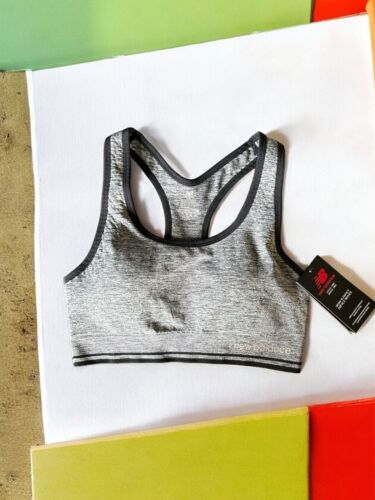 NEW BALANCE~Sports Bra~Medium Impact~HEATHER GRAY~ALL SIZES~ GREAT FIT!