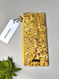 BRAHMIN CANARY MELBOURNE LEATHER CREDIT CARD SLIM WALLET NWT