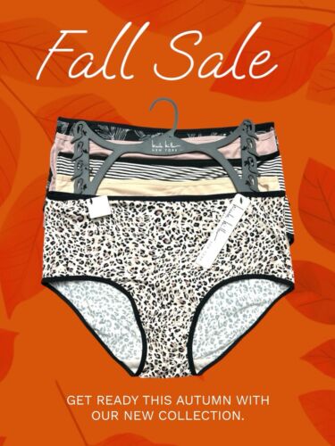 NICOLE MILLER~5 Pack FIT PANTIES~NO SHOW MID-RISE MULTICOLOR~ALL SIZES~GREAT FIT