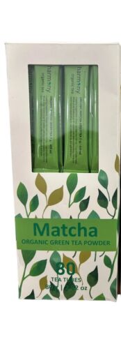 MATCHA Organic Green Tea Powder 80 Tea Tubes Per Box-Boxes Harmony Pure~TASTY