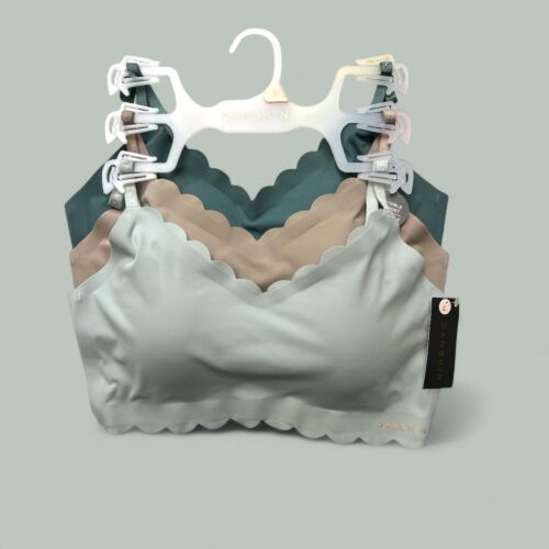 Danskin Intimates Invisible Support  BRAS,~Multicolor ~ 3-set ~ Size : L ~DS6328