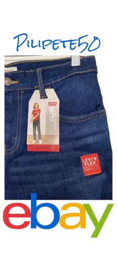 Levi's 511 Slim Fit Performance Jeans, Big Boy's Size 18 Reg, Adjustable Waist