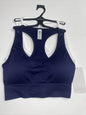 90 DEGREE BY REFLEX~Women's Sports Bra~SLW-22130B~EVENING BLUE/WHITE~ALL SIZES