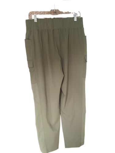 Avalanche Women Pants  Buttery Soft Squat Relax Wide Leg  Olive Green MEDIUM NWT