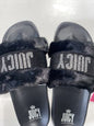 Juicy Couture Womens J-Soaring Faux Fur Slip-On Slide Slippers Shoes WP01475W