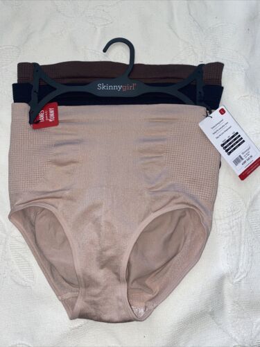 Skinnygirl Shaping Seamless Briefs Size M~3  pair Style SG7703~TAMES YOUR TUMMY!