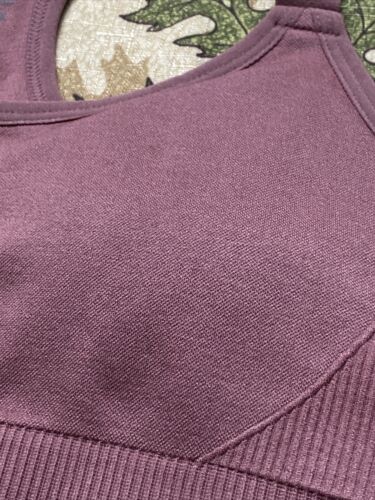 New Balance Medium Impact Sports Bra Style #112009 DARK OXIDE (Mauve)Size MEDIUM