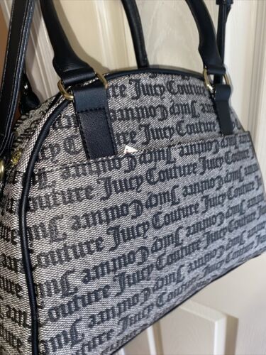 Juicy Couture Gothic Printed Start Us All Out All The Love Satchel Handbag $79