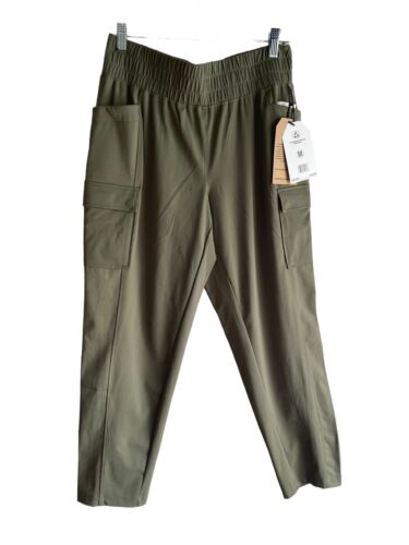 Avalanche Women Pants  Buttery Soft Squat Relax Wide Leg  Olive Green MEDIUM NWT