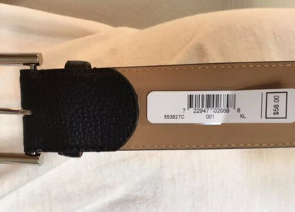 DKNY BELT REVERSIBLE DKNY LOGO ON ONE SIDE BLACK ON THE OTHER SKINNY MSRP $38.00