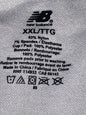 NEW BALANCE Medium Impact Sports Bra Style #R000440 GRAY~ FRONT ZIP LOGO Sz. XXL