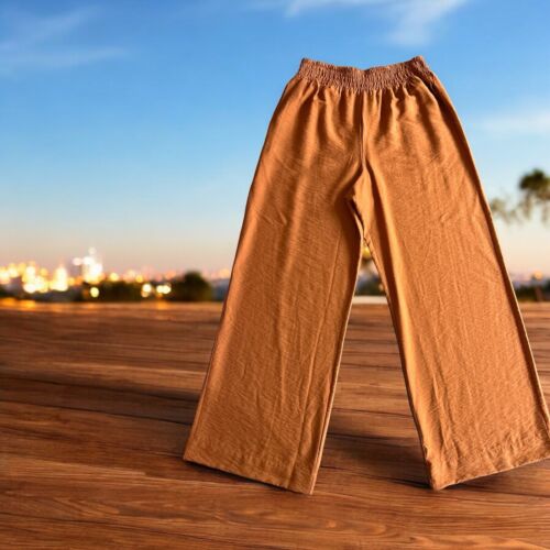 SANCTUARY Pants Women's Wide-Leg Terracotta Relaxed Size XL~