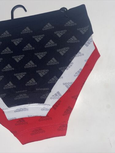 Adidas Women's 3-PK~ Bikini Briefs~ Multicolor~ 4A2H62 (Size L) NWT~MSRP $36