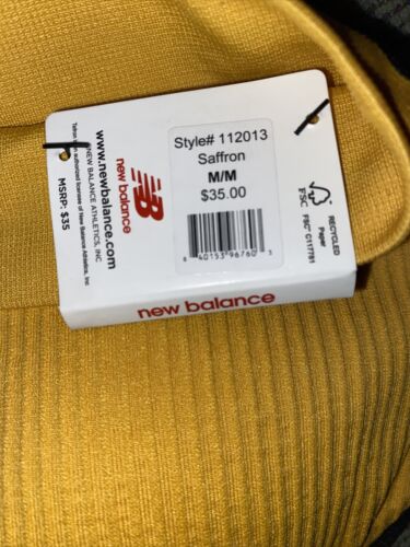 New Balance Medium Impact Sports Bra Style 112013 Impulse Orange/Black Size MED.