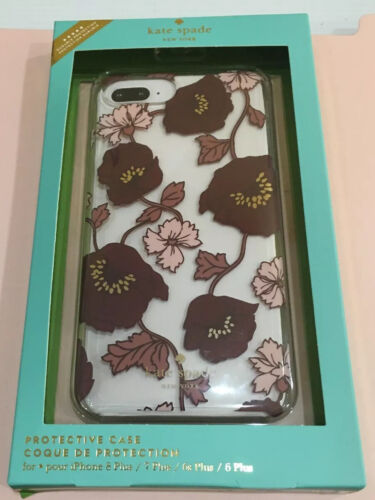 Kate Spade Phone Case for iPhone 8/7/6s/6 Plus Burgundy/Blush Floral