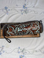 Patricia Nash Isla Oblong Tooled Turquoise Leather Wristlet Style A035133 NEW