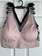 Delta Burke 3-Pack Seamless Bras Size 2X Soft Comfort Lounge Removable Pads