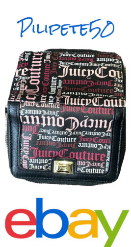Juicy Couture Black Pink Multi Block Party Medium Z/A  Bifold Wallet~STYL ISH