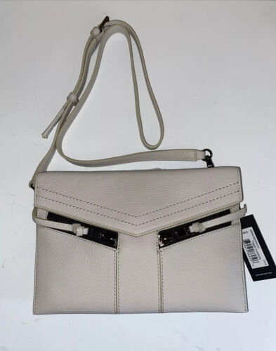 BOTKIER NEW YORK XBDY Small Leather TRIGGER Handbag GRAY (Dove) RARE FIND!!!