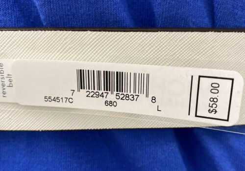 MICHAEL KORS BELT REVERSIBLE SOFT PINK TO WHITE GOLD MK BUCKLE "SO NICE"!