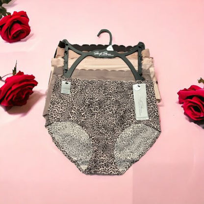 Marilyn Monroe 5pc MM3731-49  No Show Mid-Rise Panties~M~Multicolor $48-PERFECT