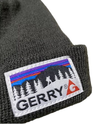 Gerry Unisex Slate/Black 2-Pack One Size Cuffed Knit Beanie Set MSRP $60 NWT