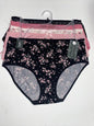 LAURA ASHLEY~5 Pack FIT PANTIES~MULTICOLOR~STYLE # LS7685~ALL SIZES~GREAT FIT!