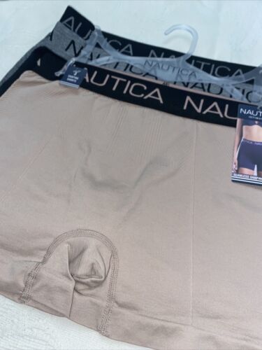 NAUTICA INTIMATES NT4027 - 3 PACK  SUPER SOFT BOYLEGS SEAMLESS  SHORTS GREAT FIT