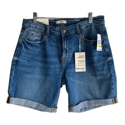 Kensie Jeans~ Luxe Denim Women’s High Rise Shorts~Blue~Size 14/32~70’s LOOK! $58
