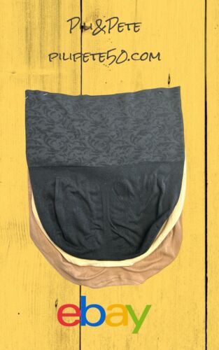 Gloria Vanderbilt 3 Pack High Waisted Seamless Jacquard Shaping Briefs XL~GREAT!
