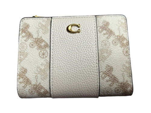 Coach~Horse & Carriage Bifold Wallet~Zip