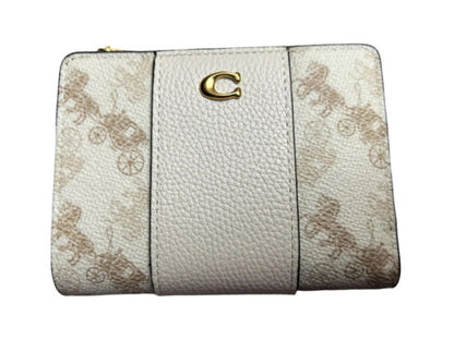 Coach~Horse & Carriage Bifold Wallet~Zip