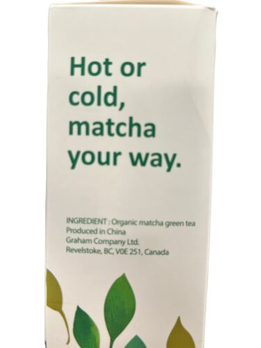 MATCHA Organic Green Tea Powder 80 Tea Tubes Per Box~ 2-Boxes Harmony Pure~TASTY