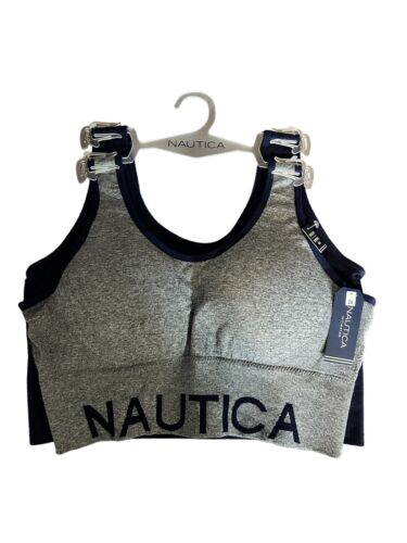 NÁUTICA 2 PACK INTIMATES LOUNGE COMFORT BRAS SIZE 2X STYLE NT3955 BEAUTIFUL!