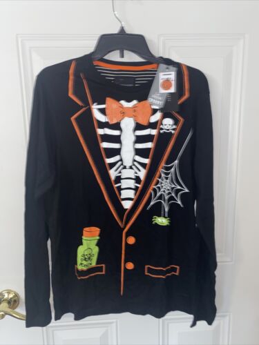 HALLOWEEN Denim & Flower Ricky Singh Halloween Long Sleeves Tee T-shirt. Size M.