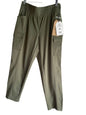 Avalanche Women Pants  Buttery Soft Squat Relax Wide Leg  Olive Green MEDIUM NWT