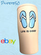 Life is Good 4-in-1 Can Cooler Multicolored~Fits All Slim/Regular Cans Cold 12 H