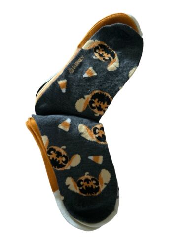 New Disney’s STITCH Halloween Ladies 5 Pair No Show Socks Size 4-10 NWT~BOOO!!!