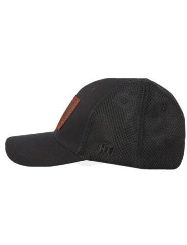 Highland Tactical USA Leather Flag Military Mesh Snap Back Cap/Hat One Size OSFM