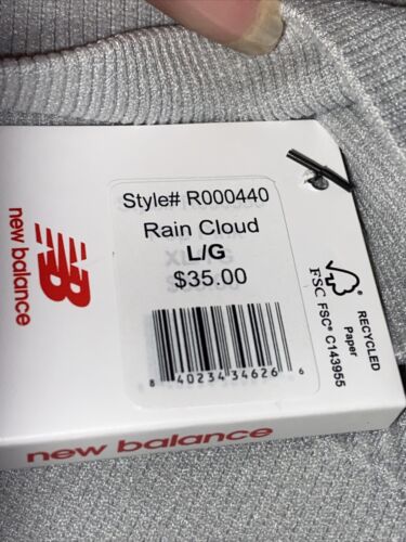 NEW BALANCE Medium Impact Sports Bra Style #R000440 GRAY~ FRONT ZIP LOGO