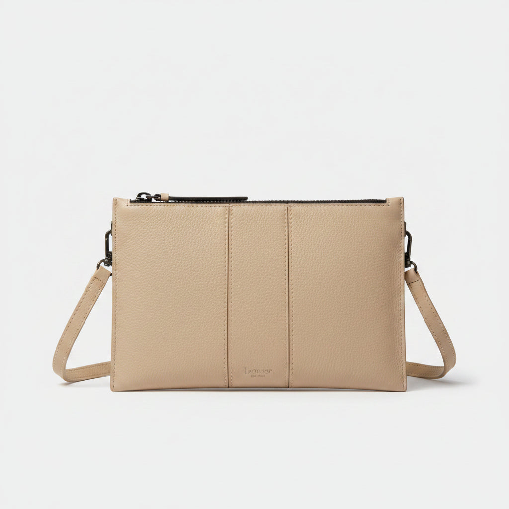 Botkier New York Small Leather Trigger Cross Body Bag - Fawn Beige - New With Tags