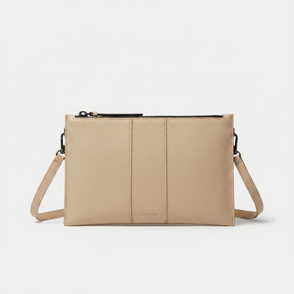 Botkier New York Small Leather Trigger Cross Body Bag - Fawn Beige - New With Tags