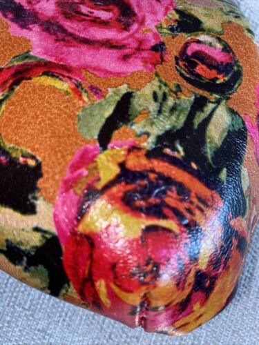 Patricia Nash Summer RosesHand-Bag Wristlet Savena 100% Authentic Leather CUTE!