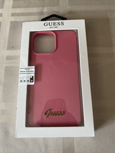 Guess Slim Profile ~ Protective Case iPhone 13 ProMax~Fushia REAR FIND!