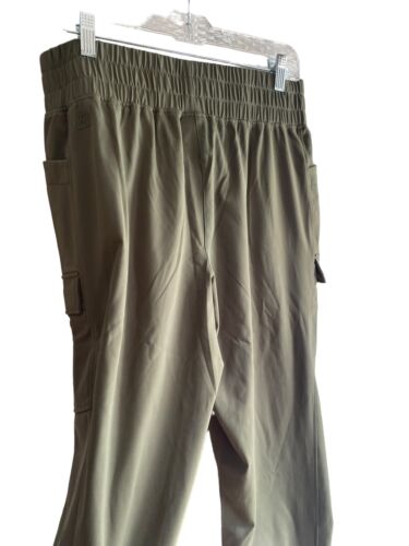 Avalanche Women Pants  Buttery Soft Squat Relax Wide Leg  Olive Green MEDIUM NWT
